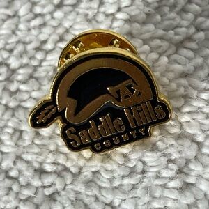 5/$35 Vintage Saddle Hills County Enamel Souvenir Pin